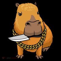 Capybara With Knife Funny Rodent Coffee Mug thumb 5