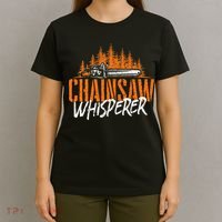 Chainsaw Whisperer Lumberjack Logger Woodworker Woodsman T-Shirt thumb 4