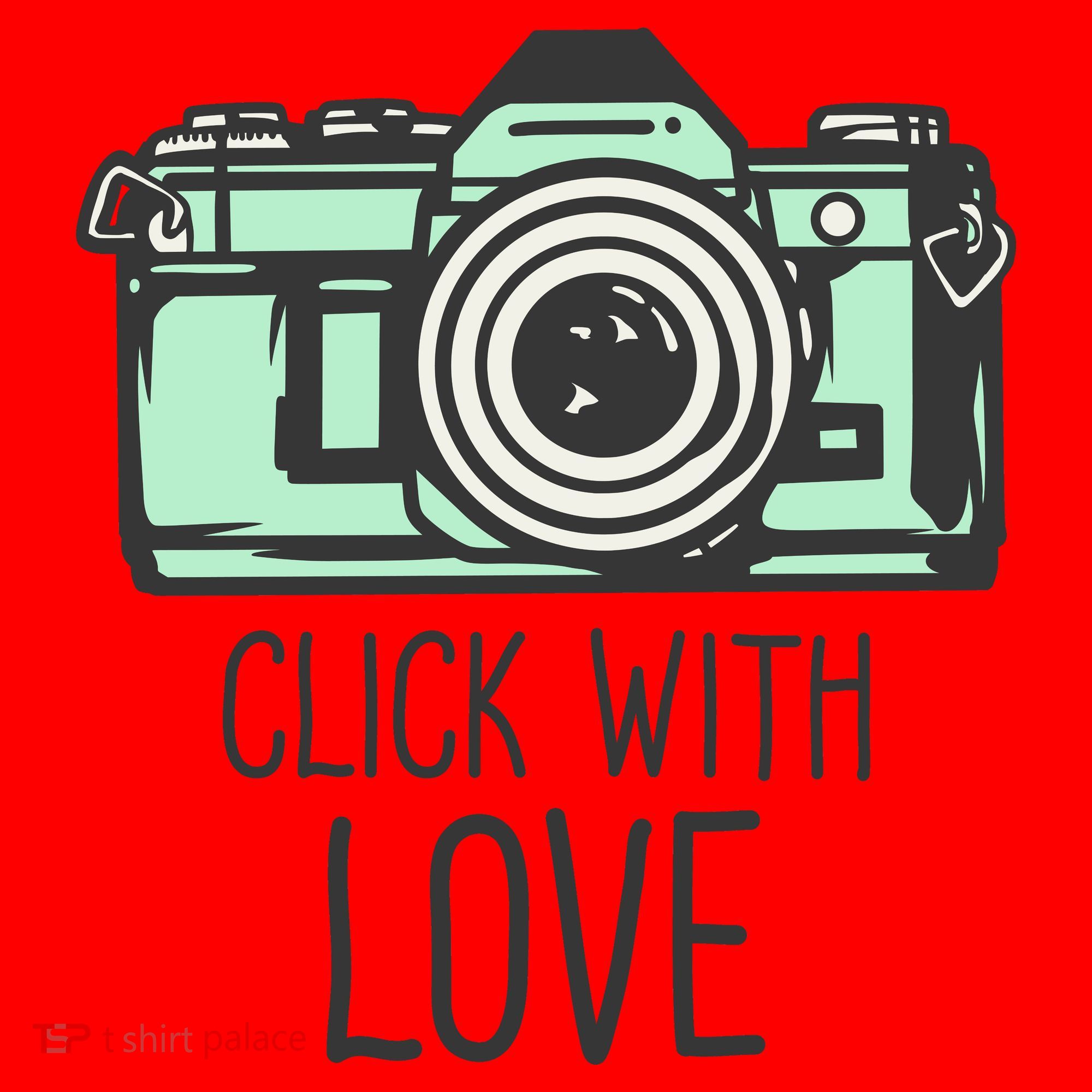 Click With Love With Camera Santa Hat