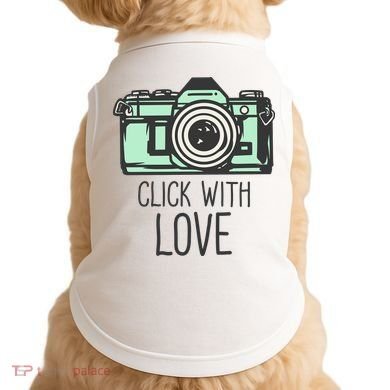 Click With Love With Camera Doggie Tank