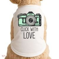 Click With Love With Camera Doggie Tank thumb 0