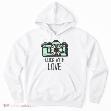 Click With Love With Camera Hoodie