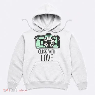 Click With Love With Camera Hoodie