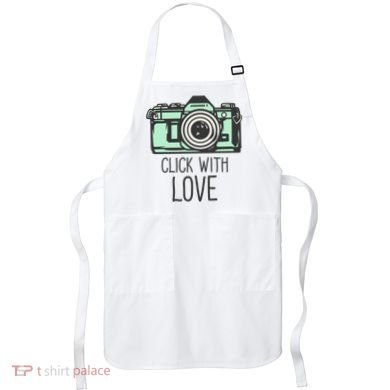 Click With Love With Camera Apron