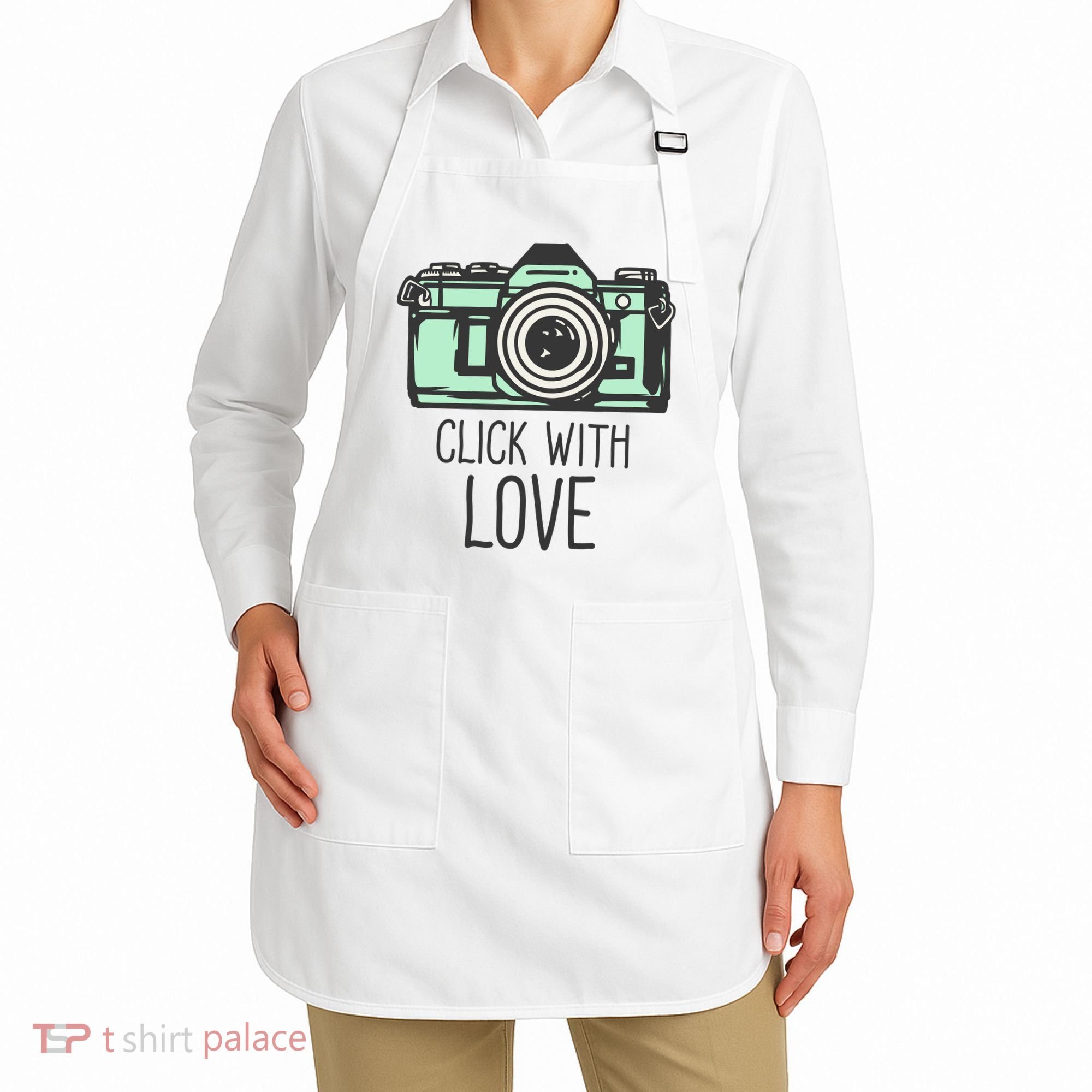 Click With Love With Camera Apron
