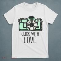 Click With Love With Camera T-Shirt thumb 5