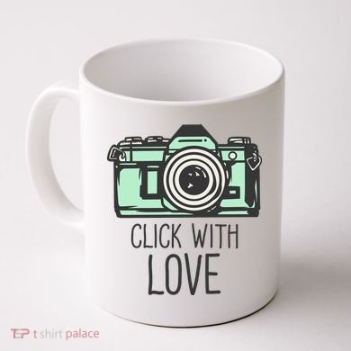 Click With Love With Camera Coffee Mug