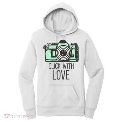Click With Love With Camera Women's Hoodie
