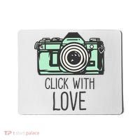 Click With Love With Camera Mousepad thumb 0