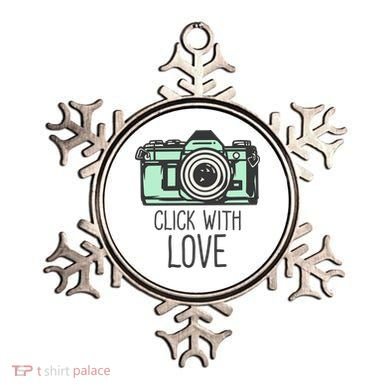 Click With Love With Camera Ornament