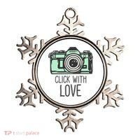 Click With Love With Camera Ornament thumb 0