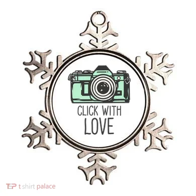 Click With Love With Camera Ornament