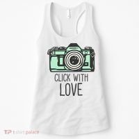 Click With Love With Camera Women's Tank Top thumb 0