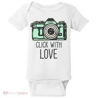 Click With Love With Camera Baby Bodysuit thumb 0