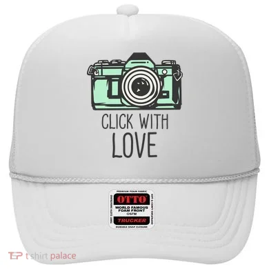 Click With Love With Camera Hat