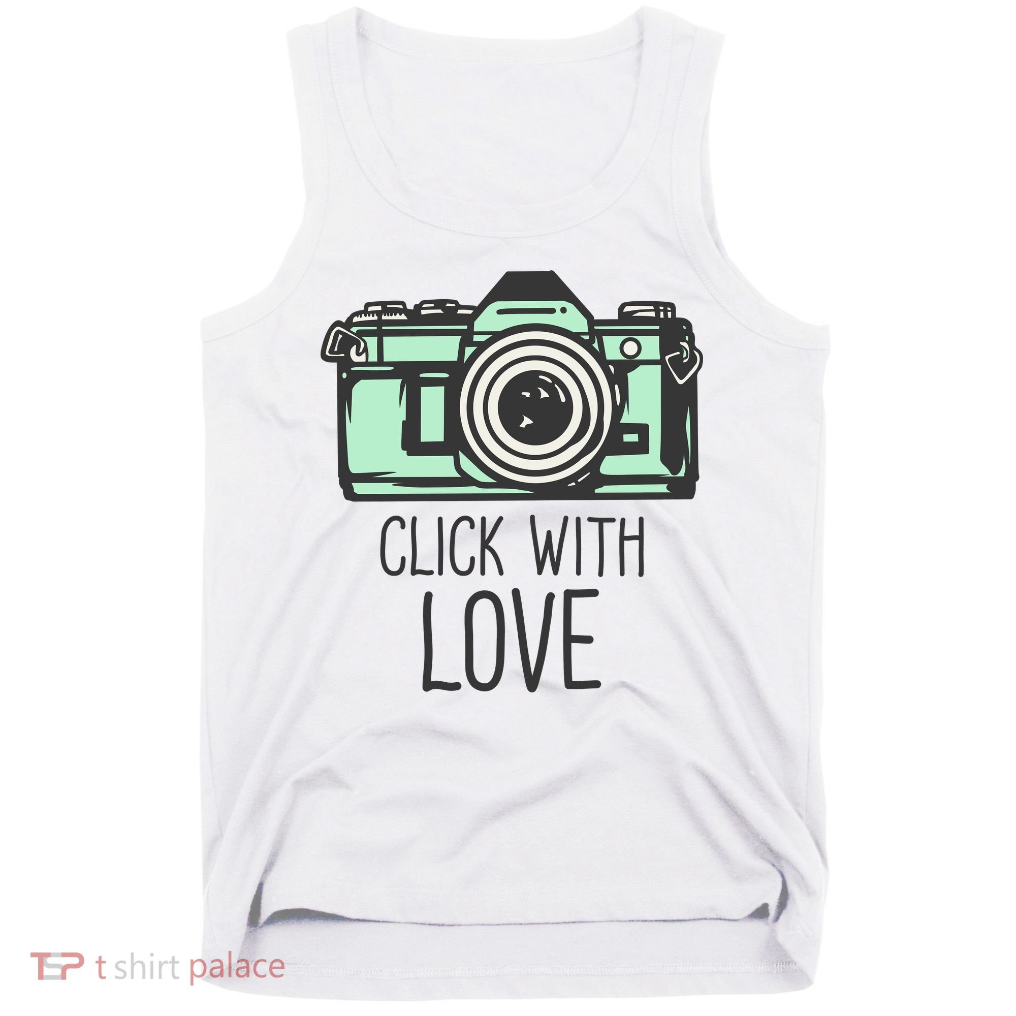 Click With Love With Camera Tank Top