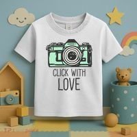 Click With Love With Camera Toddler T-Shirt thumb 3