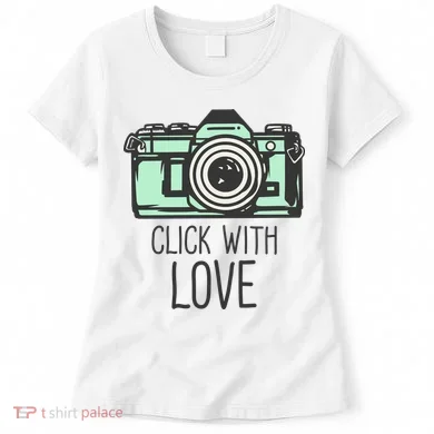 Click With Love With Camera Women's T-Shirt