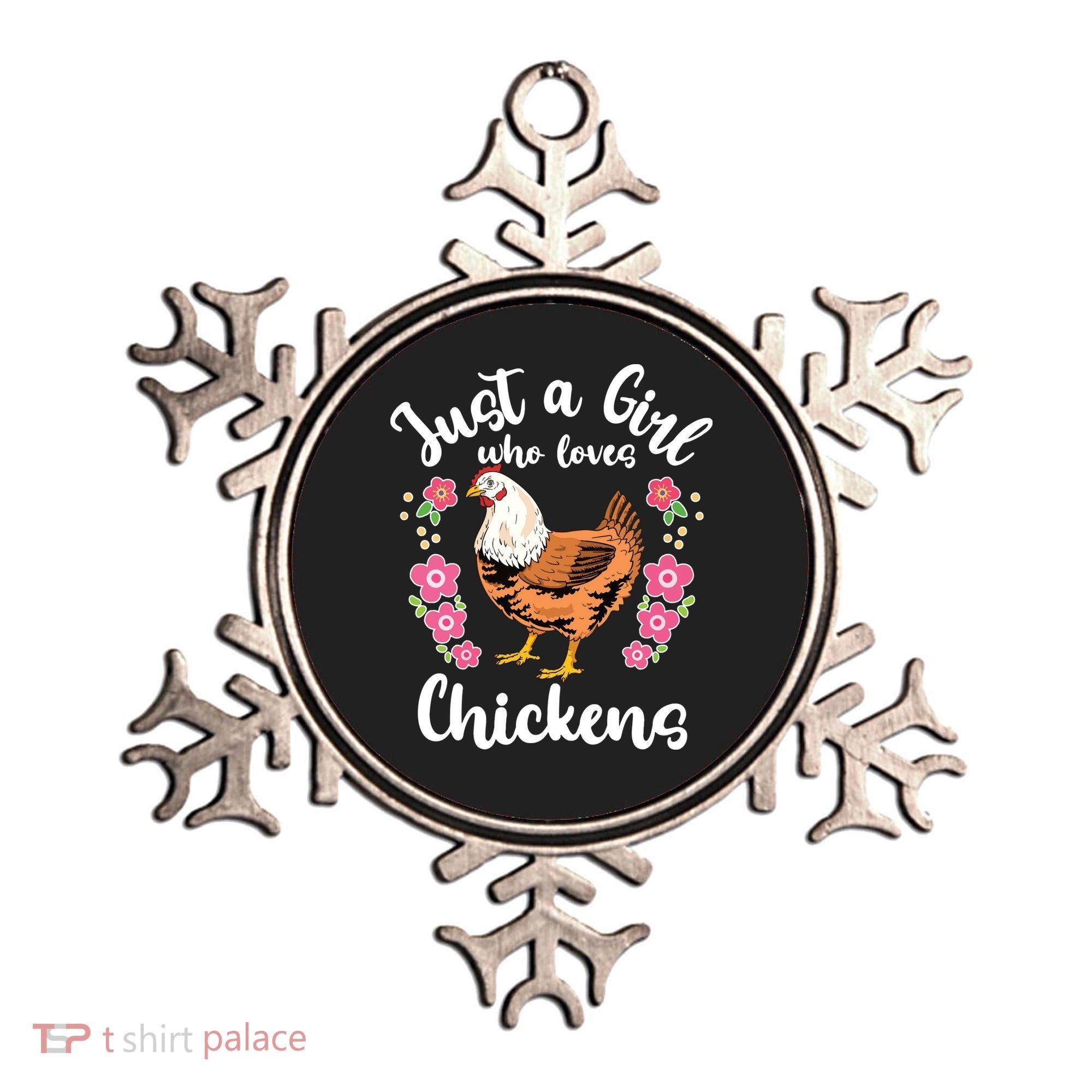 Chicken Who Loves Chickens Ornament