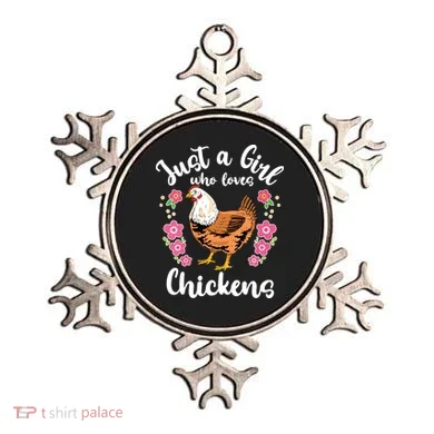 Chicken Who Loves Chickens Ornament