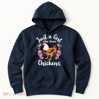 Chicken Who Loves Chickens Hoodie