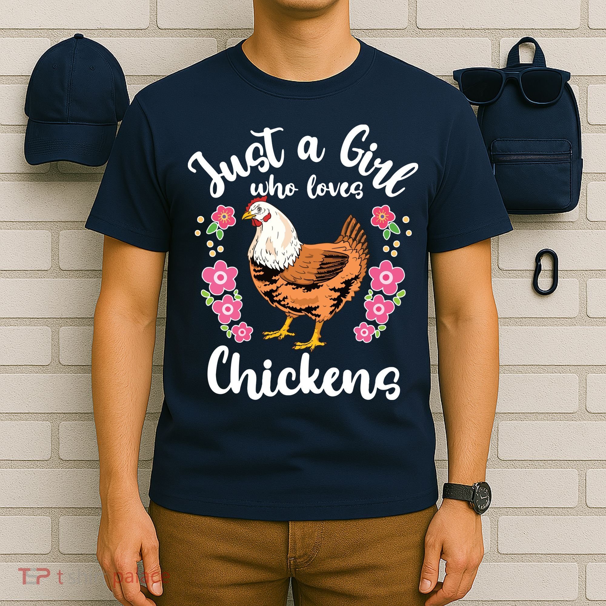 Chicken Who Loves Chickens T-Shirt