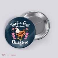 Chicken Who Loves Chickens Button thumb 0