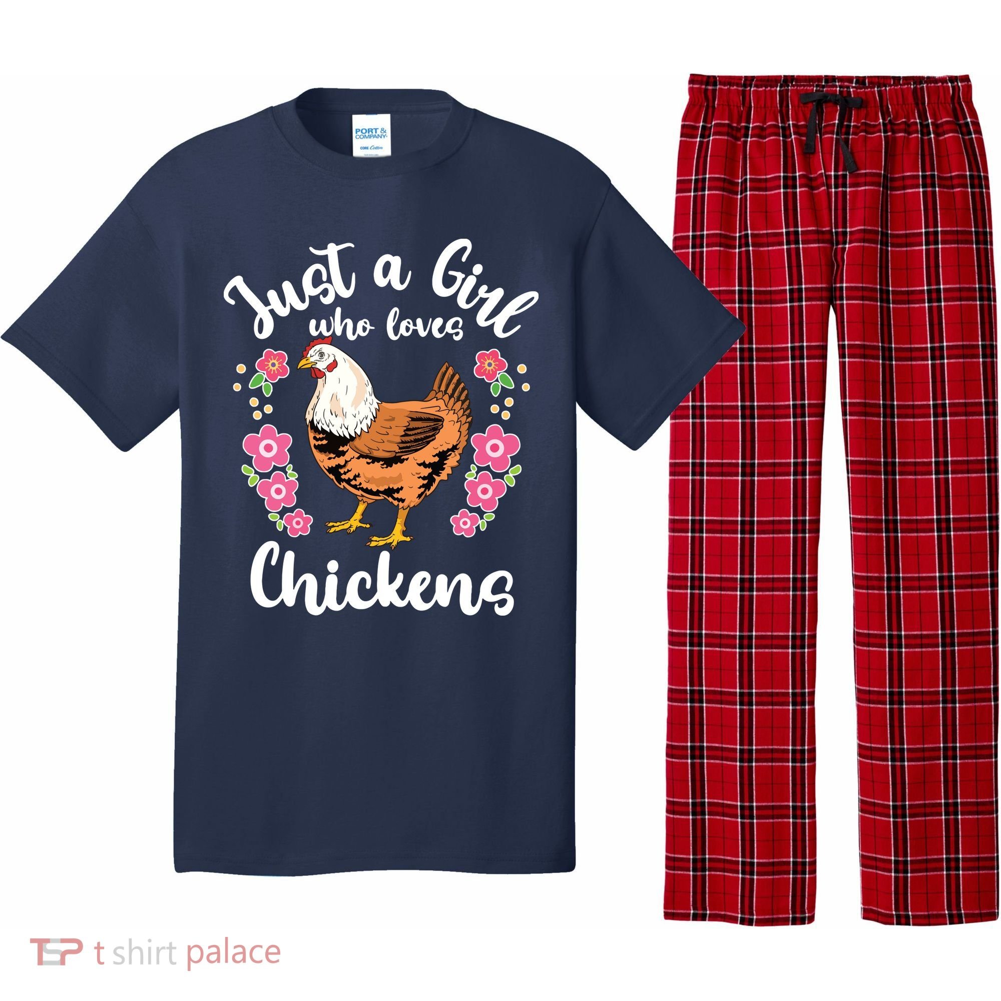 Chicken Who Loves Chickens Pajama Set