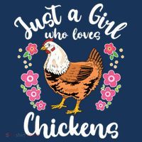 Chicken Who Loves Chickens Women's Hoodie thumb 2