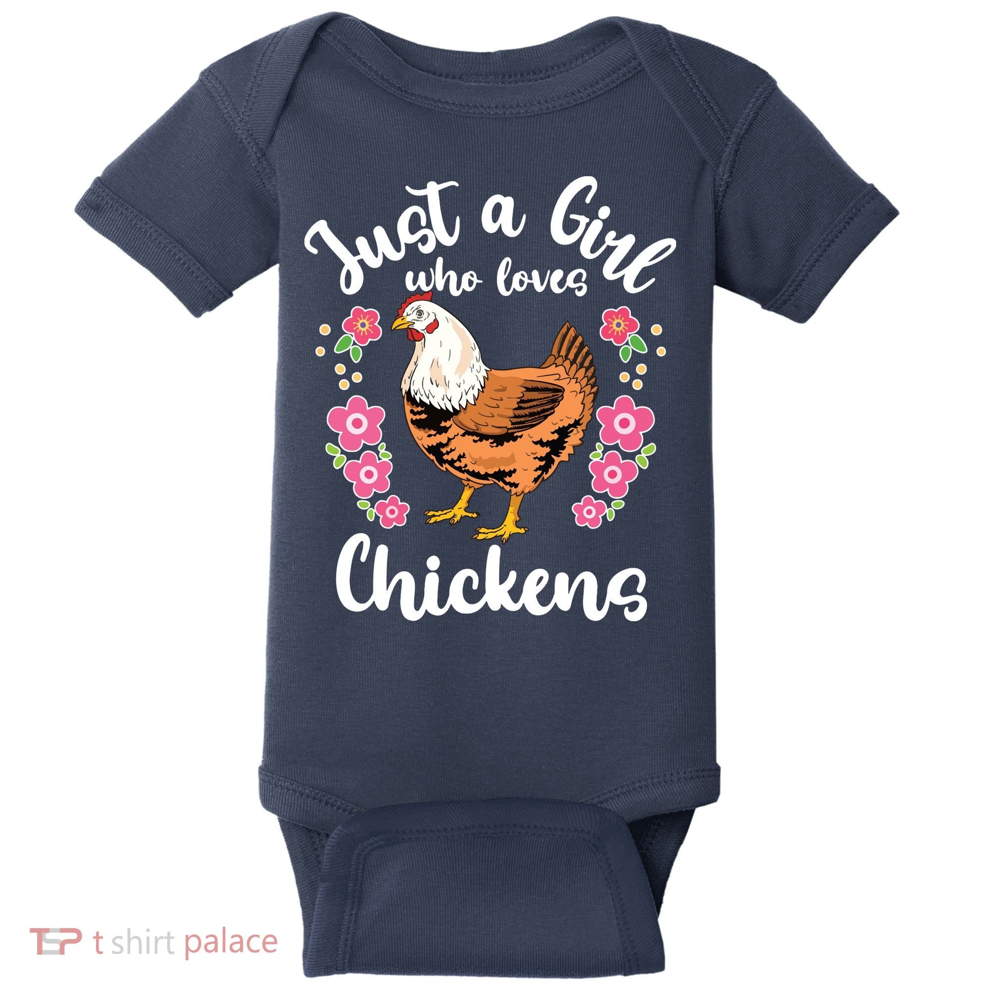 Chicken Who Loves Chickens Baby Bodysuit