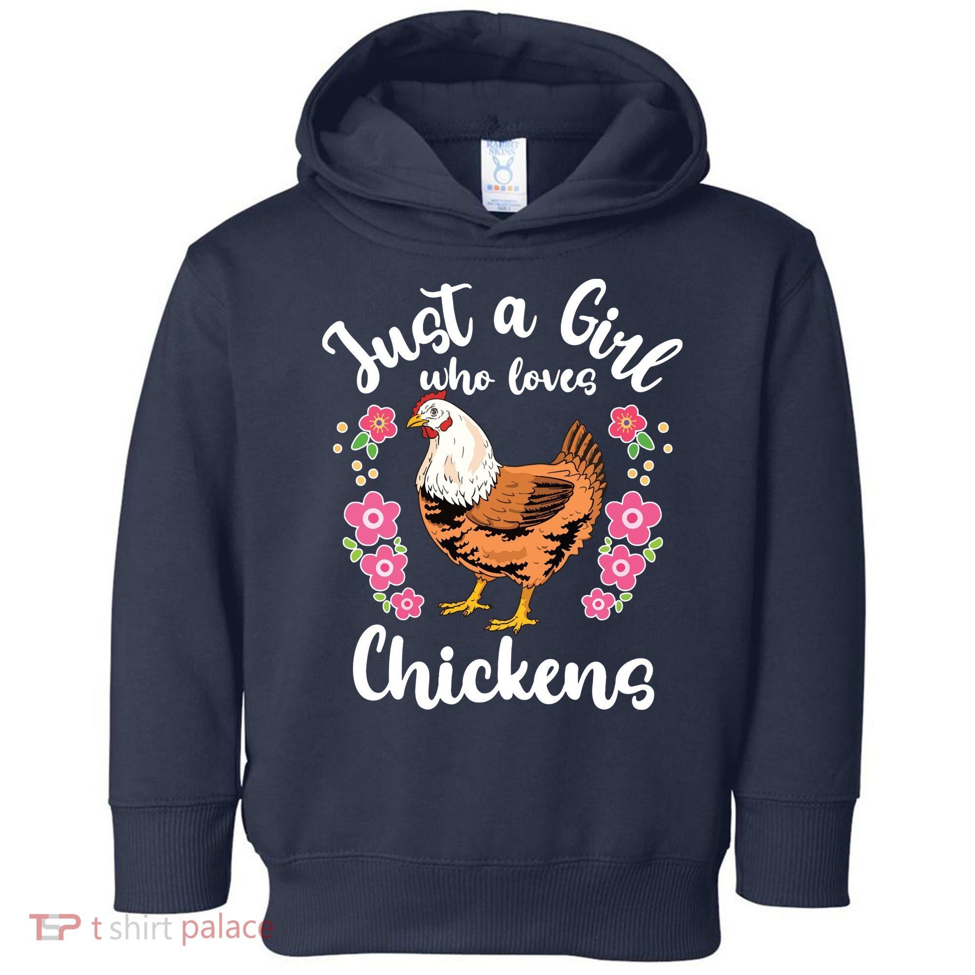 Chicken Who Loves Chickens Toddler Hoodie
