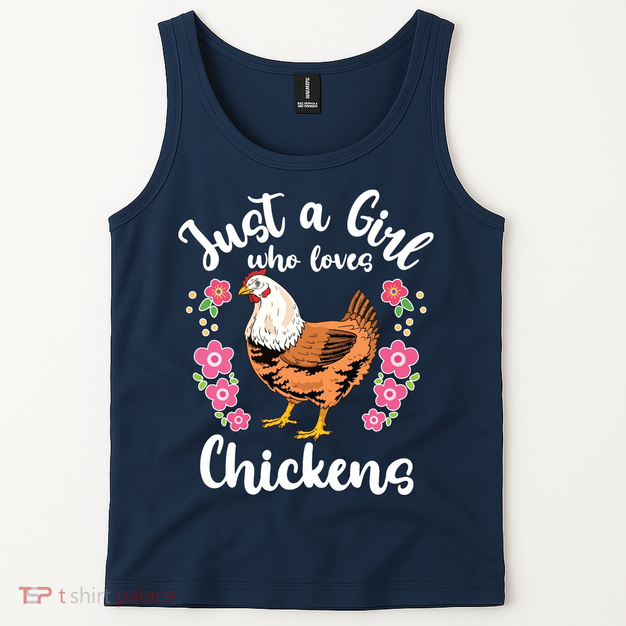 Chicken Who Loves Chickens Tank Top