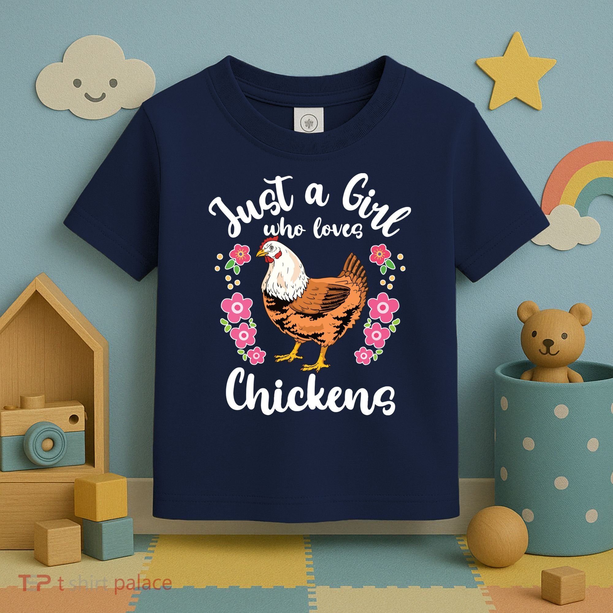 Chicken Who Loves Chickens Toddler T-Shirt