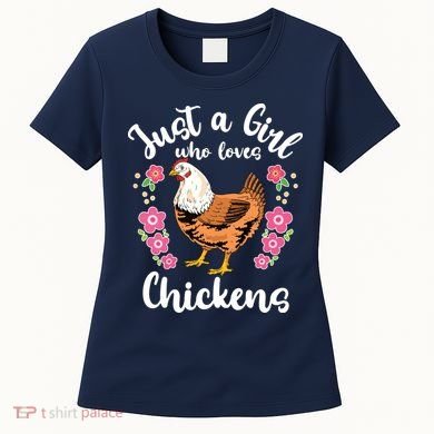 Chicken Who Loves Chickens Women's T-Shirt