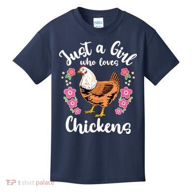 Chicken Who Loves Chickens Kids T-Shirt