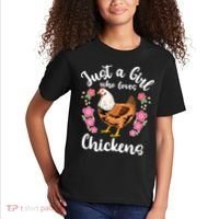 Chicken Who Loves Chickens Kids T-Shirt thumb 2