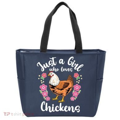 Chicken Who Loves Chickens Tote Bag
