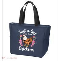 Chicken Who Loves Chickens Tote Bag thumb 3