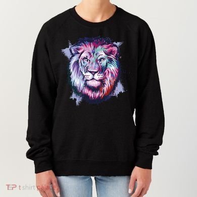 Colorful Wild Lion Women's Sweatshirt
