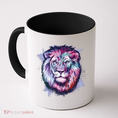 Colorful Wild Lion Coffee Mug