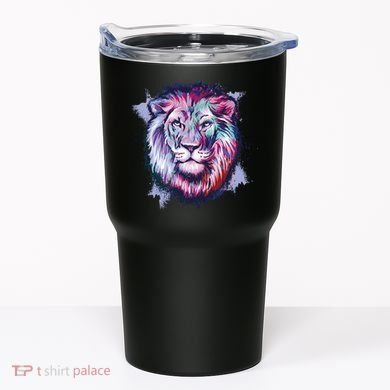 Colorful Wild Lion Tumbler