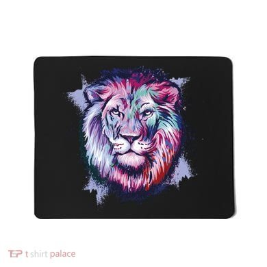 Colorful Wild Lion Mousepad