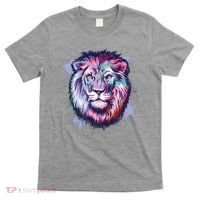 Colorful Wild Lion T-Shirt thumb 0