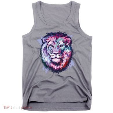 Colorful Wild Lion Tank Top