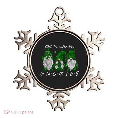 Chillin With My Gnomies St Patricks Day Gnome Irish Shamrock Ornament