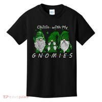 Chillin With My Gnomies St Patricks Day Gnome Irish Shamrock Kids T-Shirt thumb 0