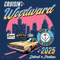 Crusin Woodward Made In The Motor City 2025  T-Shirt thumb 7