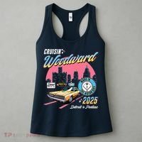 Crusin Woodward Made In The Motor City 2025  Women's Tank Top thumb 3
