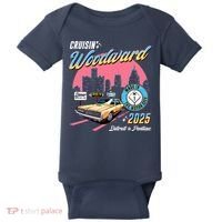 Crusin Woodward Made In The Motor City 2025  Baby Bodysuit thumb 0