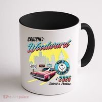 Crusin Woodward Made In The Motor City 2025  Coffee Mug thumb 1